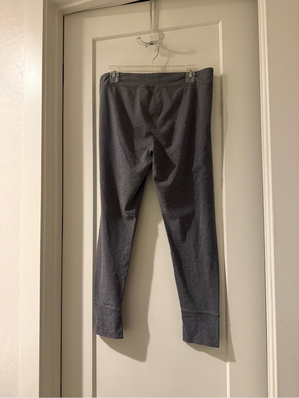 Ladies Dark Gray Stretch Jogger Pants